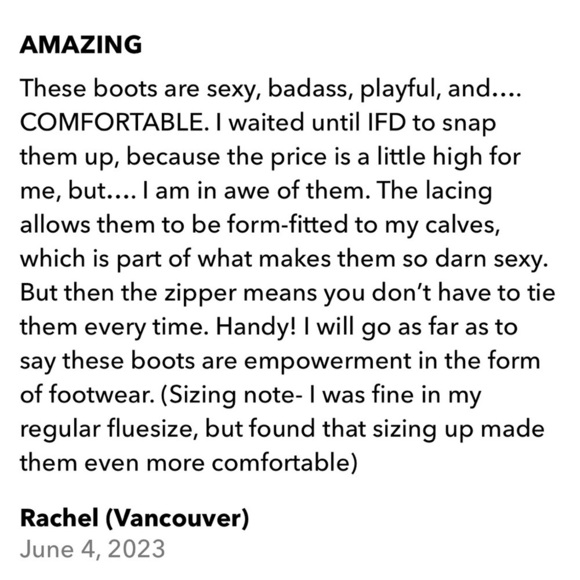 John Fluevog MUNSTER MAX MAGNOLIA ZIP-UP PLATFORM TALL BOOTS Size 8 - Picture 16 of 16